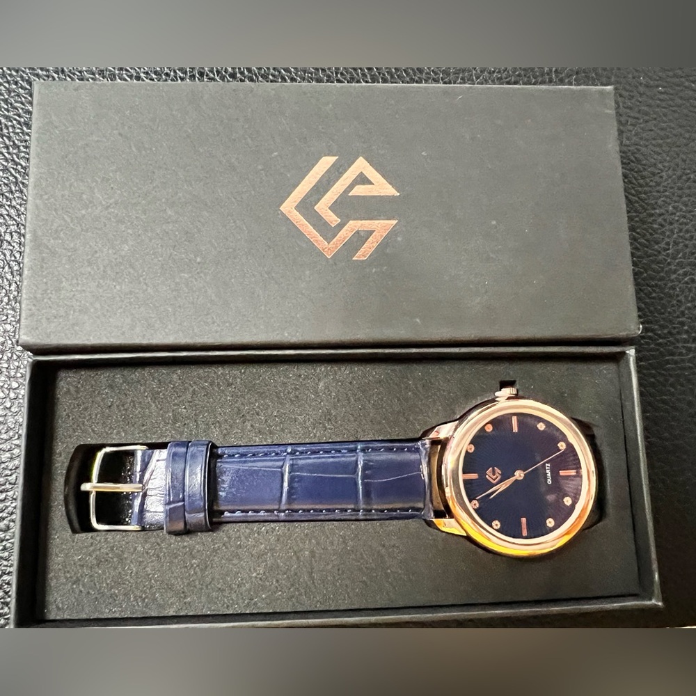 Men’s Blue Quartz Fashion Watch